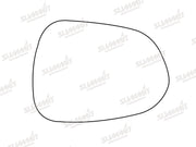 Summit Stick-On Standard Mirror Glass fits Honda Jazz 84 on RHS Summit - Bars 4 Cars
