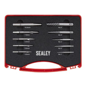 Sealey Step Drill Screw/Bolt Extractor Set 10pc AK8187 Sealey - Dynamic Drive