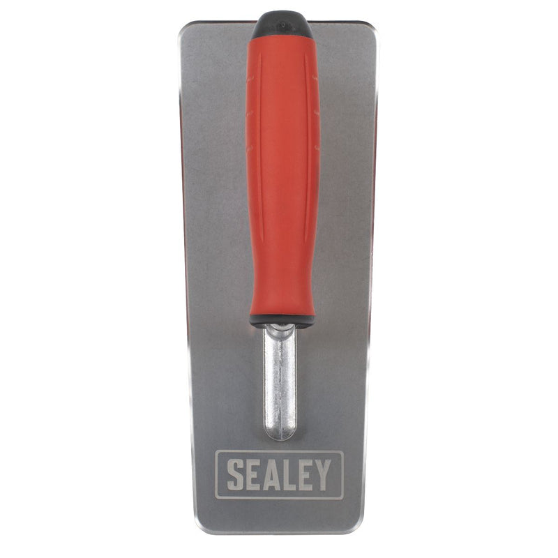 Sealey Stainless Steel Venetian Trowel with Rubber Handle 240mm T8012 Sealey - Dynamic Drive