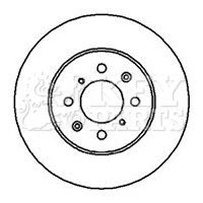 Key Parts Front & Rear Brake Discs & Pads fits Honda Civic VII 2001-2005 1.6