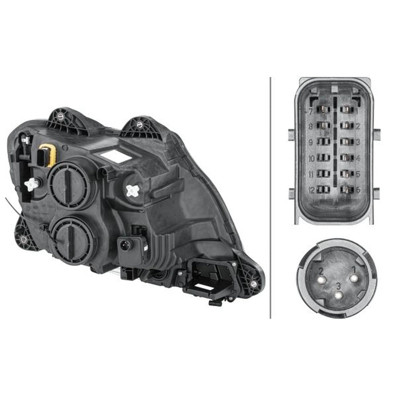 Hella Headlight Headlamp H7/H1 Left fits Daf Cf 2013-2015