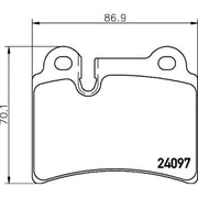Mintex Front & Rear Brake Discs & Pads fits VW Touareg 2002-2018