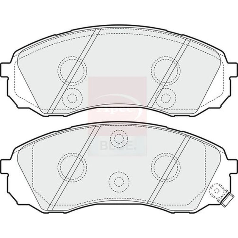 Apec Front Brake Pad Set PD3670