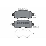 Textar Front Brake Pad Set 2558101