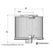 Blue Print Fuel Filter Element fits Citroën Dispatch III 2018-2025 1.5