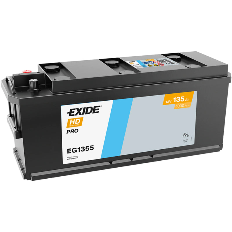Exide Battery 12V 135Ah 1,000A EG1355