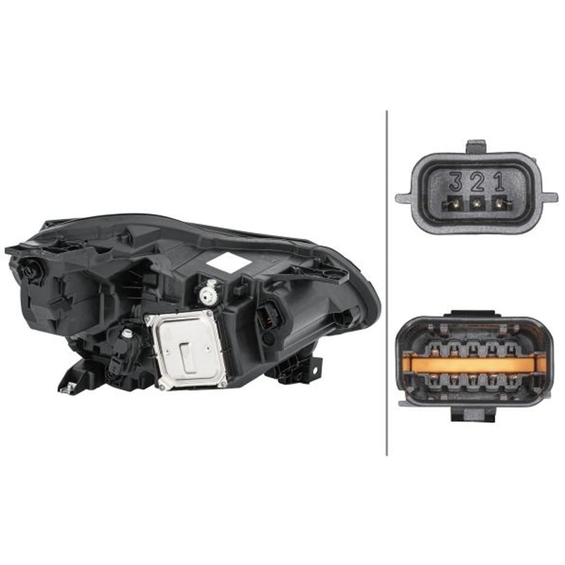 Hella Headlight Headlamp LED Left 1LX 013 930-831