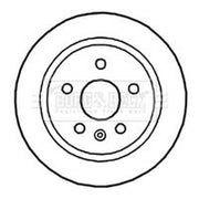 Borg & Beck Front & Rear Brake Discs & Pads fits Chevrolet Malibu 2012 on 2.4