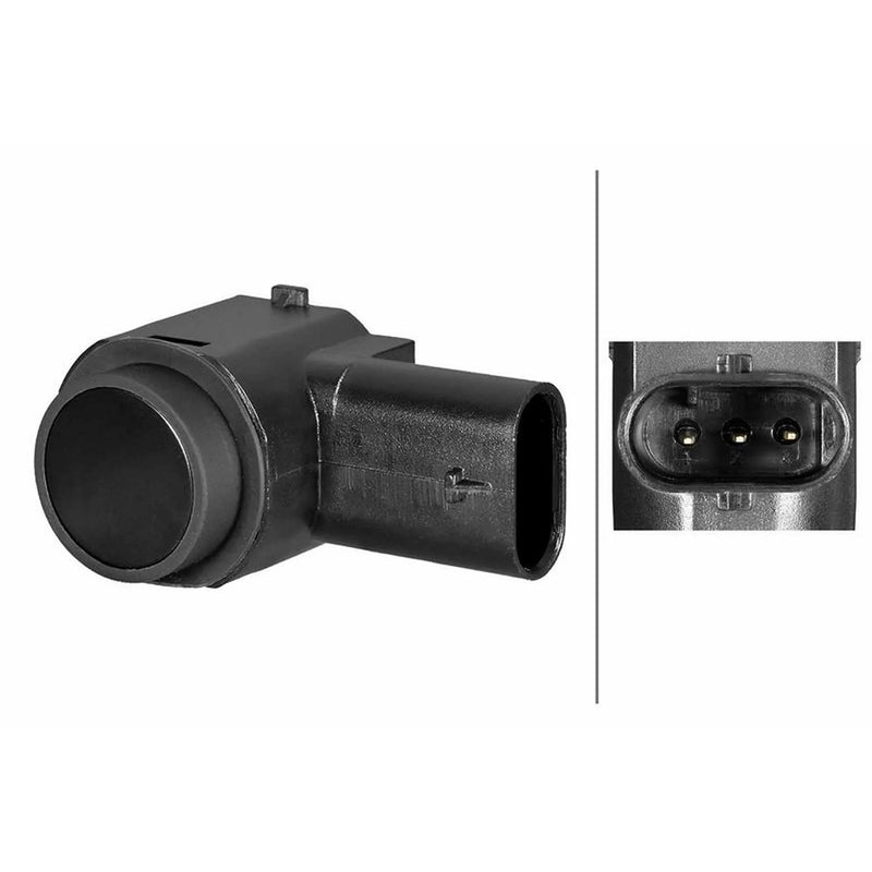 Hella Parking Sensor (PDC) Rear fits VW Polo IV 2001-2012 1.2 1.4 1.6 1.8 1.9