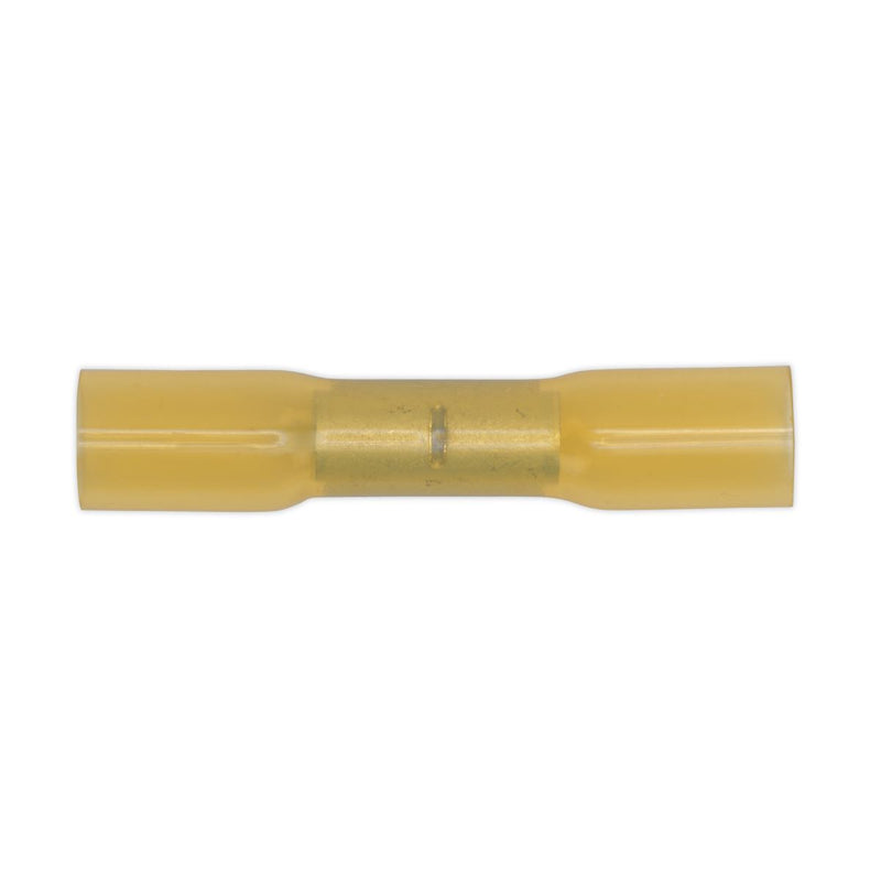 Sealey Heat Shrink Butt Connector Terminal6.8mm Yellow Pack of 50 YTSB50 Sealey - Dynamic Drive