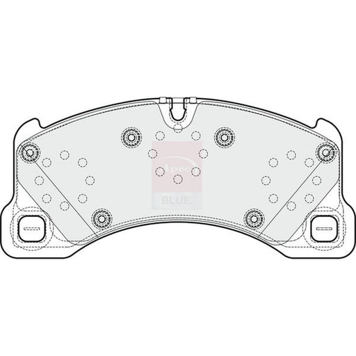 Apec Front Brake Pad Set fits Audi E-Tron GT 2020-2021