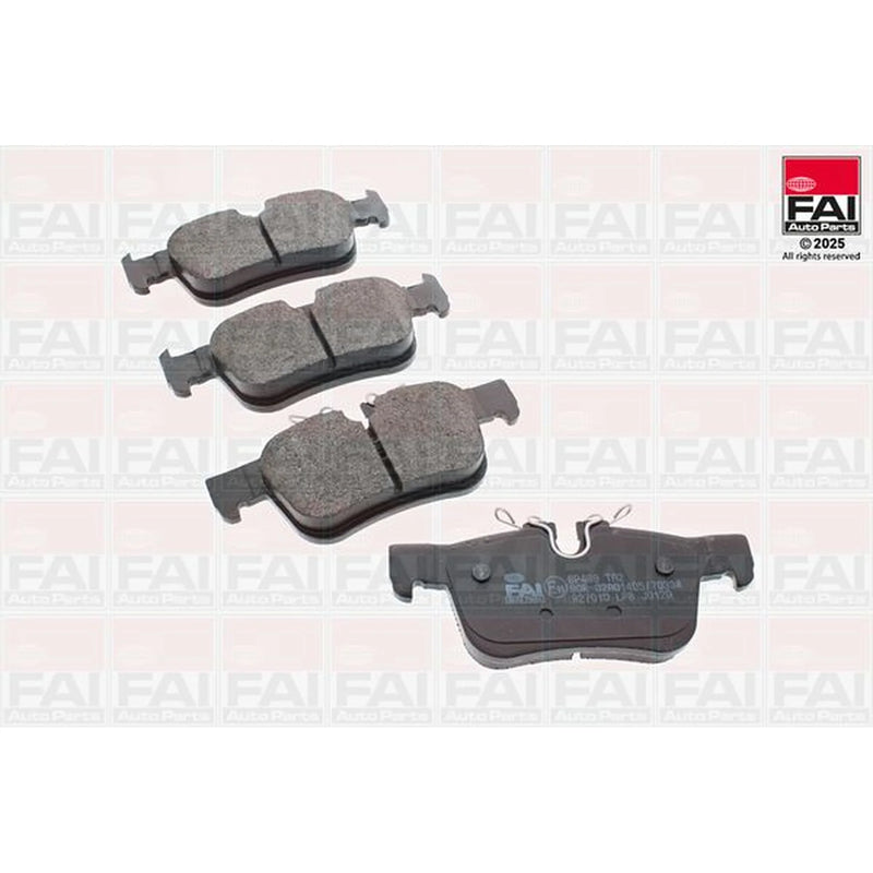 FAI Rear Brake Pad Set fits Volvo S60 III 2019-2021