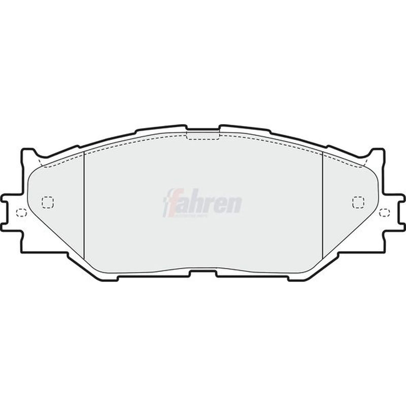 Fahren Front Brake Pad Set FBP3637