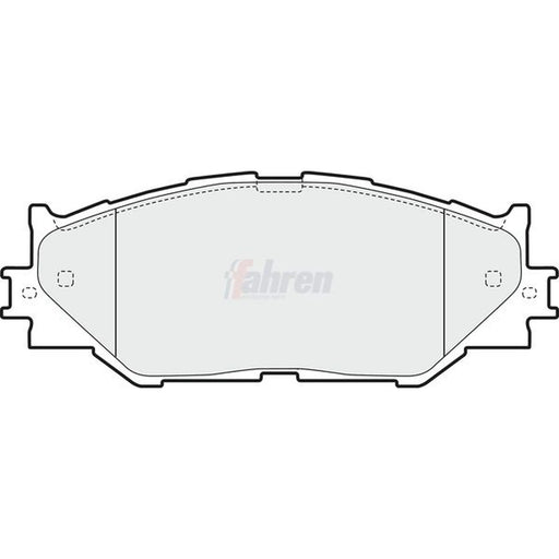 Fahren Front Brake Pad Set FBP3637