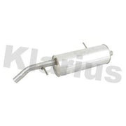 Klarius Box With Tail Pipe Rear fits Citroën C2 2003-2009 1.4