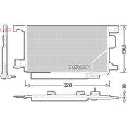 Denso Air Conditioning Condenser DCN17023