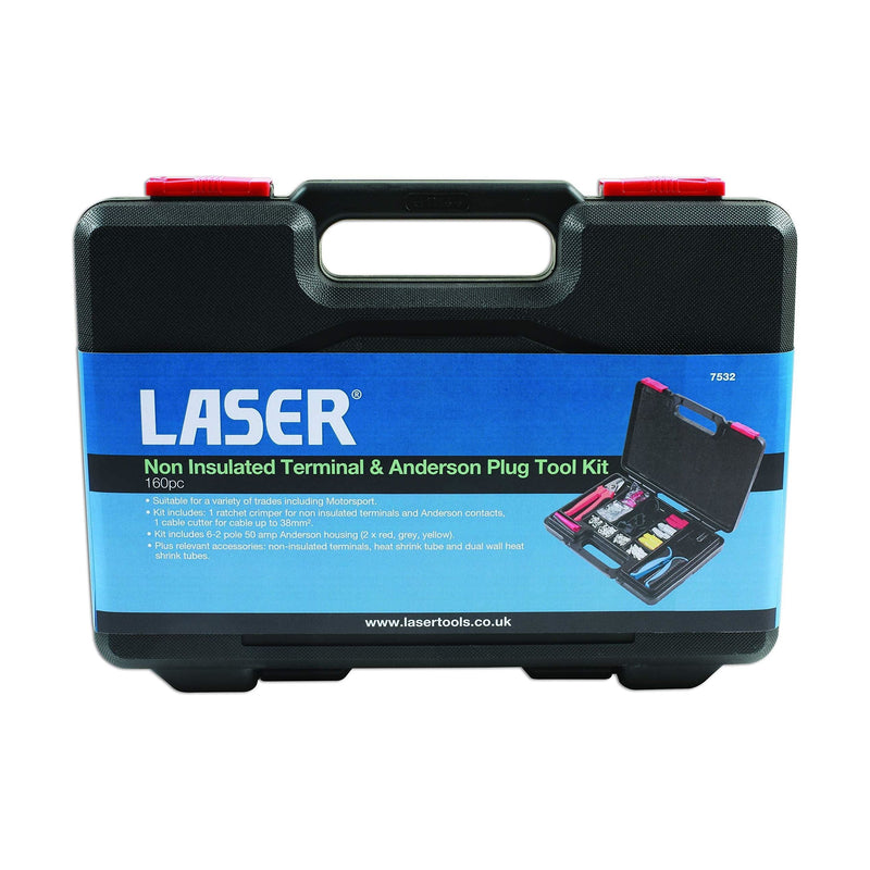 Laser Non Insulated Terminal & Anderson Type Plug Tool Kit 7532 Laser - Dynamic Drive