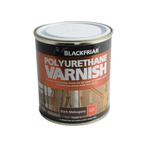 Blackfriar Polyurethane Varnish P65 Dark Mahogany Gloss 500ml Blackfriar - NN4 Online