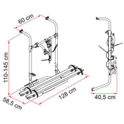 Fiamma Carry Bike Simple Plus 200 Lightweight Bike Rack for RV Fiamma - Bars 4 Cars