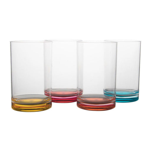 Gimex Colour Line Water Glass Rainbow 320ml 4 Pieces Gimex - Dynamic Drive