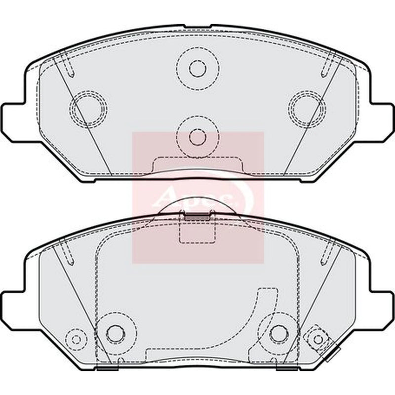 Apec Front Brake Pad Set PAD2236