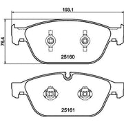 Mintex Front & Rear Pads fits Audi Q5 2012-2017