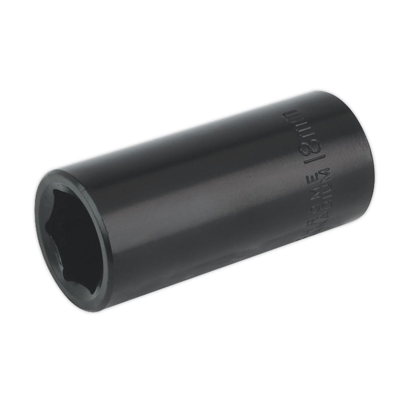 Sealey Impact Socket 18mm Deep 3/8"Sq Drive IS3818D Sealey - Dynamic Drive