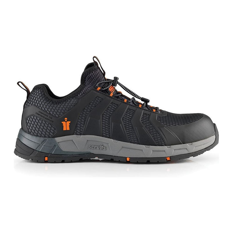Scruffs Argon Safety Trainers Black Size 11 / 46 Scruffs - Dynamic Drive