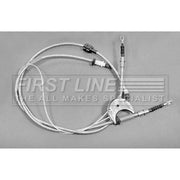 First Line Handbrake Cable Left Rear fits Ford Sierra I 1982-1993
