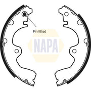 NAPA Brake Shoe Set Axle Kit fits Toyota Corsa 1994-1999 1.5