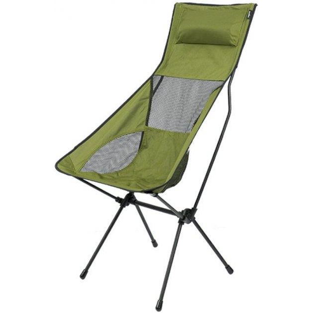 Folding Green Camping Chair High Back Pack Away Fishing Beach Picnic Outdoors Summit  - Dynamic Drive