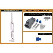 Connect Non-Insulated Male Terminals 100pc 37602 Tool Connection - Dynamic Drive
