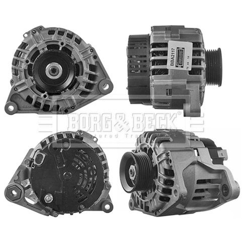 Borg & Beck Car Alternator 12V fits Audi A4 B5 1996-2001 1.9 2.4 2.5 2.8