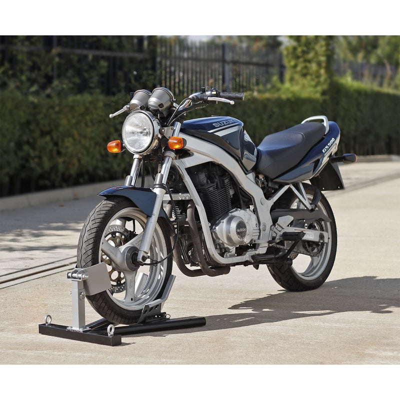 Sealey Motorcycle Front Wheel Chock Heavy-Duty FPS7 Sealey - Dynamic Drive