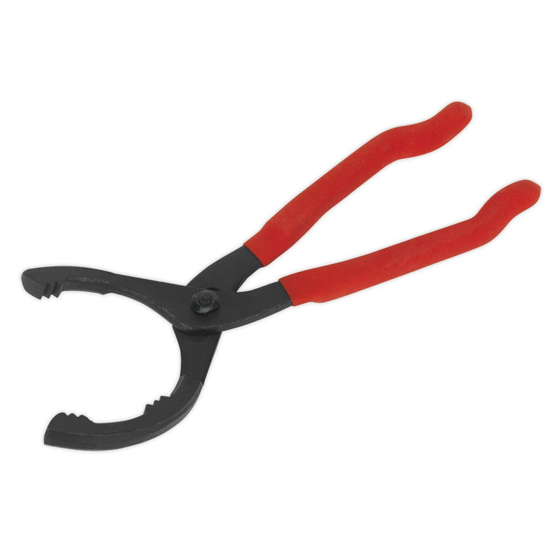 Sealey Oil Filter Pliers Forged60-108mm Capacity AK6411 Sealey - Dynamic Drive