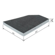 Bosch Cabin Air Filter (Pollen Filter) Interior fits Tesla Model X 2015-2026