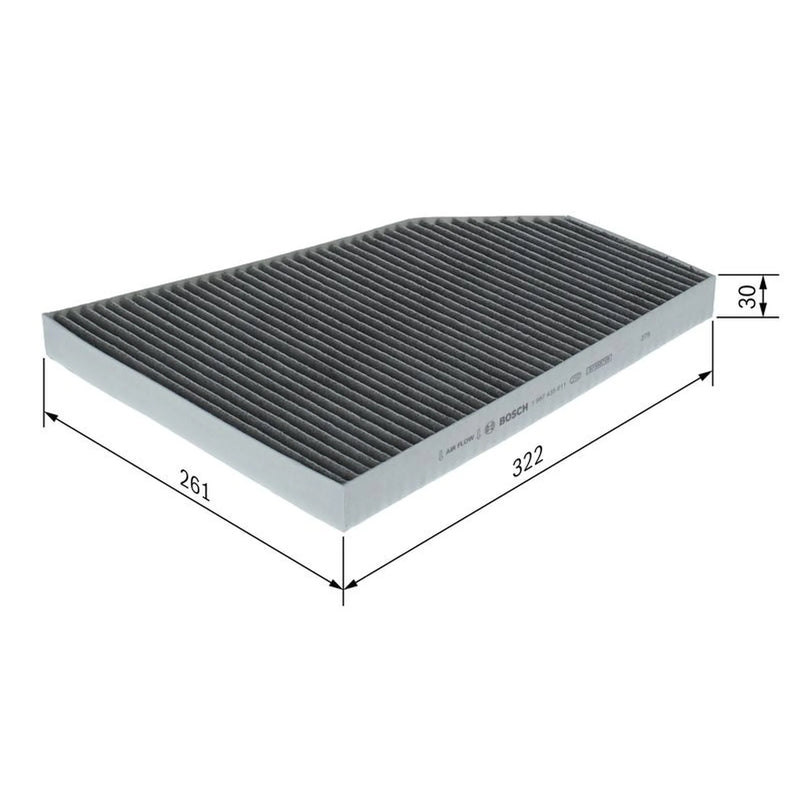 Bosch Cabin Air Filter (Pollen Filter) Interior fits Tesla Model X 2015-2026