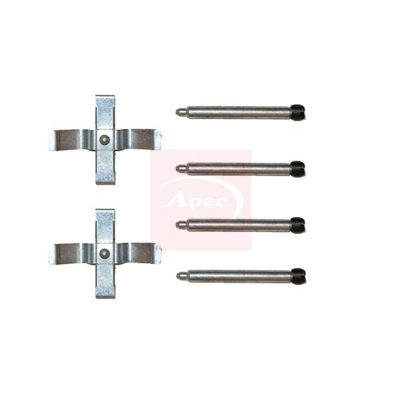 Apec Brake Pad Accessory Fitting Kit Rear fits Opel Omega B 1994-2003