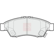 Apec Front Brake Pad Set fits Suzuki Liana 2001-2007 1.3 1.6