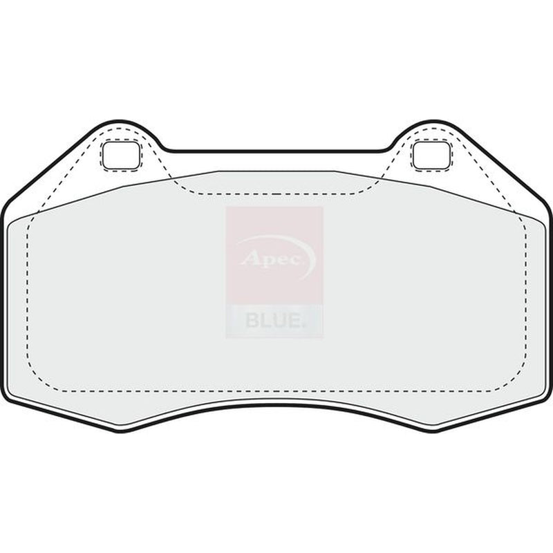 Apec Front Brake Pad Set fits Alpine A110 II 2017-2024 1.8