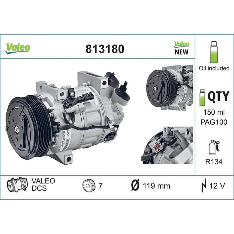 Valeo Air Conditioning Compressor 813180