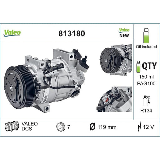 Valeo Air Conditioning Compressor 813180
