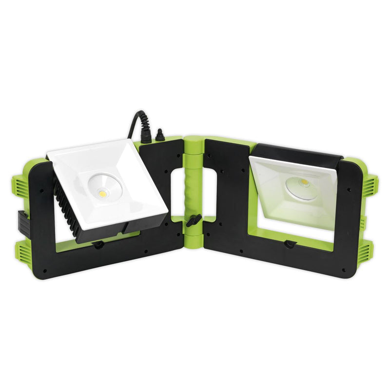 FLOODLIGHT 60W COB 230V FOLDING CASE Sealey - Dynamic Drive