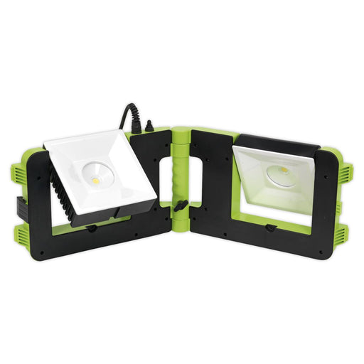 FLOODLIGHT 60W COB 230V FOLDING CASE Sealey - Dynamic Drive