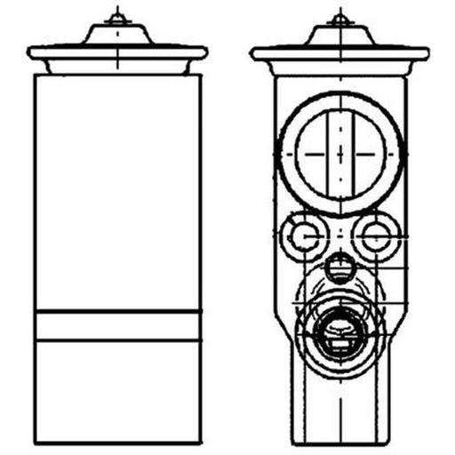 Mahle Air Conditioning Expansion Valve fits Peugeot 206+ 2009-2013 1.1 1.4