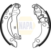 NAPA Brake Shoe Set Axle Kit NBS1044