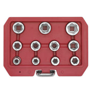 Sealey Bolt Extractor Socket Set 11pc 3/8"Sq Drive Metric AK7281 Sealey - Dynamic Drive