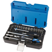 Draper Expert Combined MM/AF Socket Set, 1/4" Sq. Dr. (40 Piece) 16445 Draper - Dynamic Drive