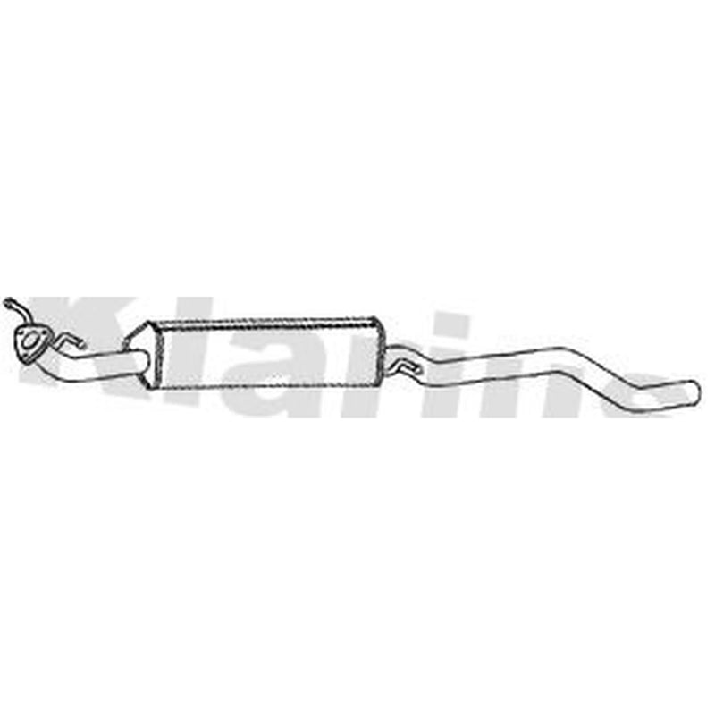 Klarius Exhaust Pipe OD fits Opel Astra K 2015-2018 1.4