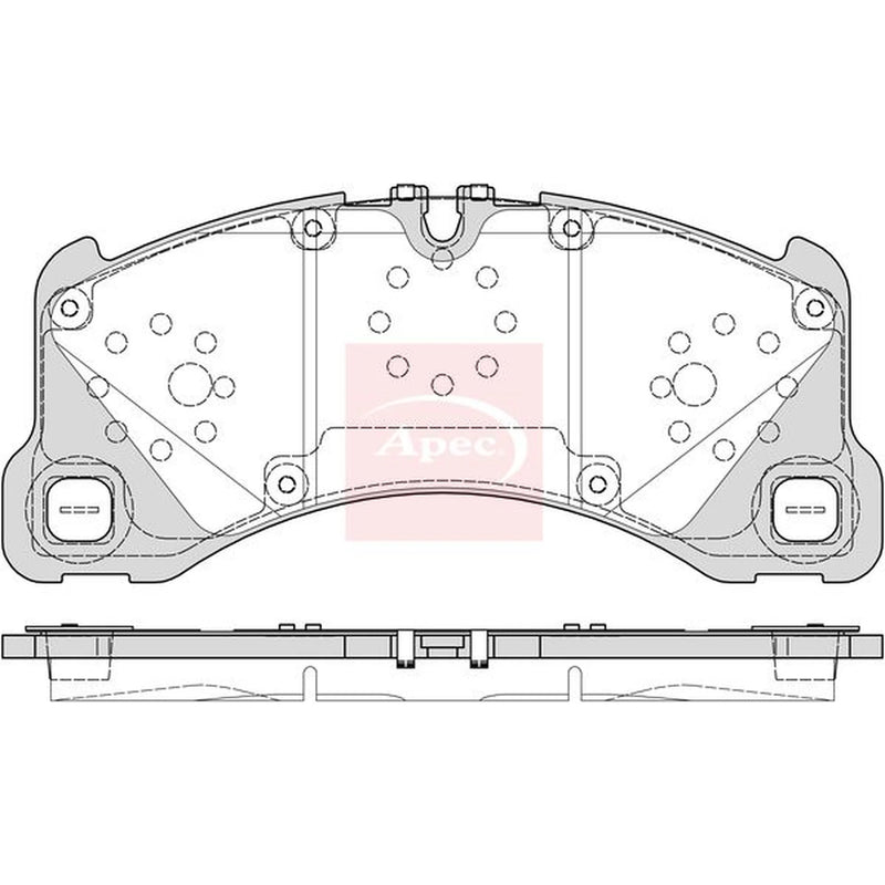 Apec Front Brake Pad Set PAD2411